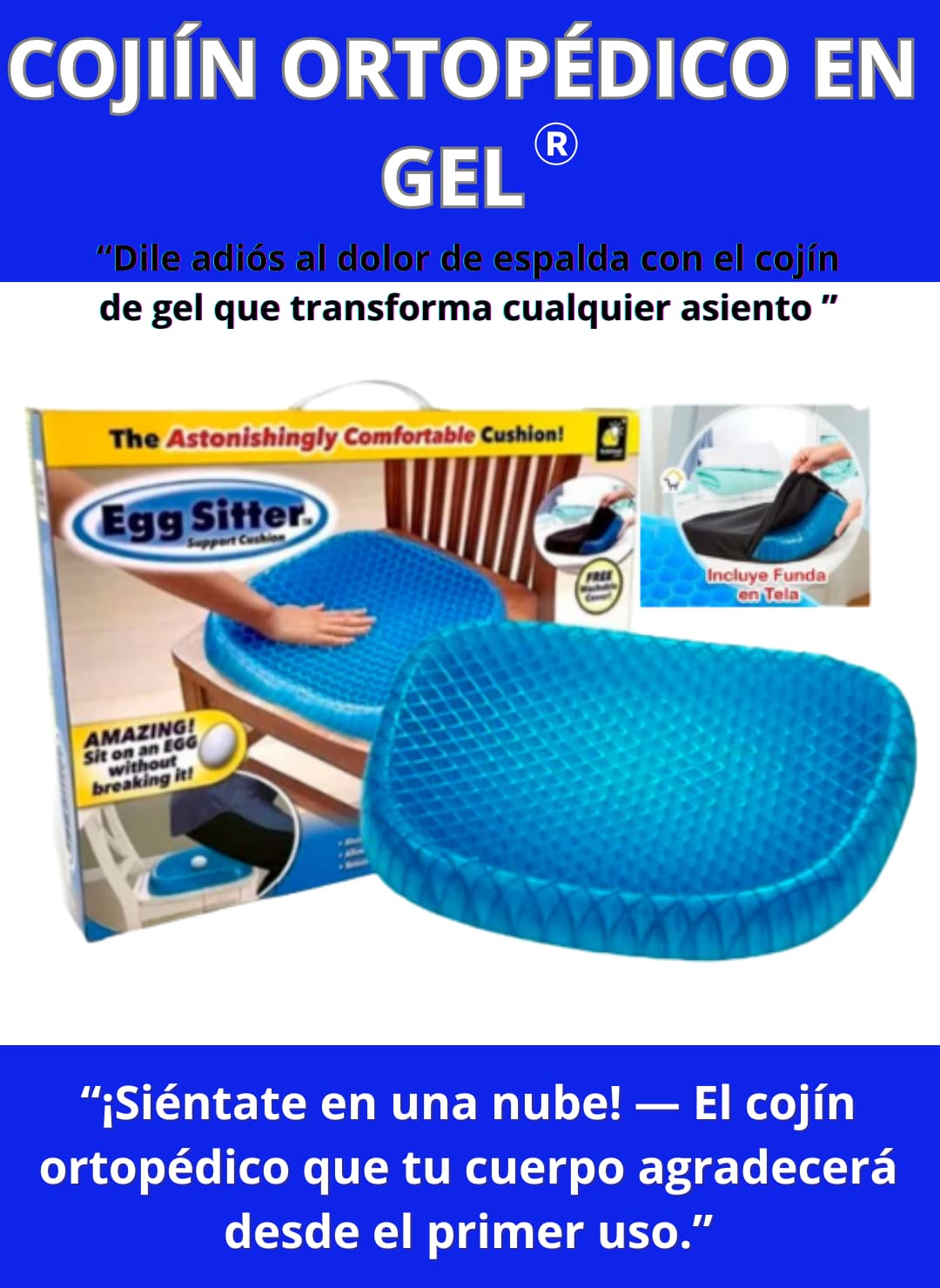 COJIN ORTOPEDICO EN GEL